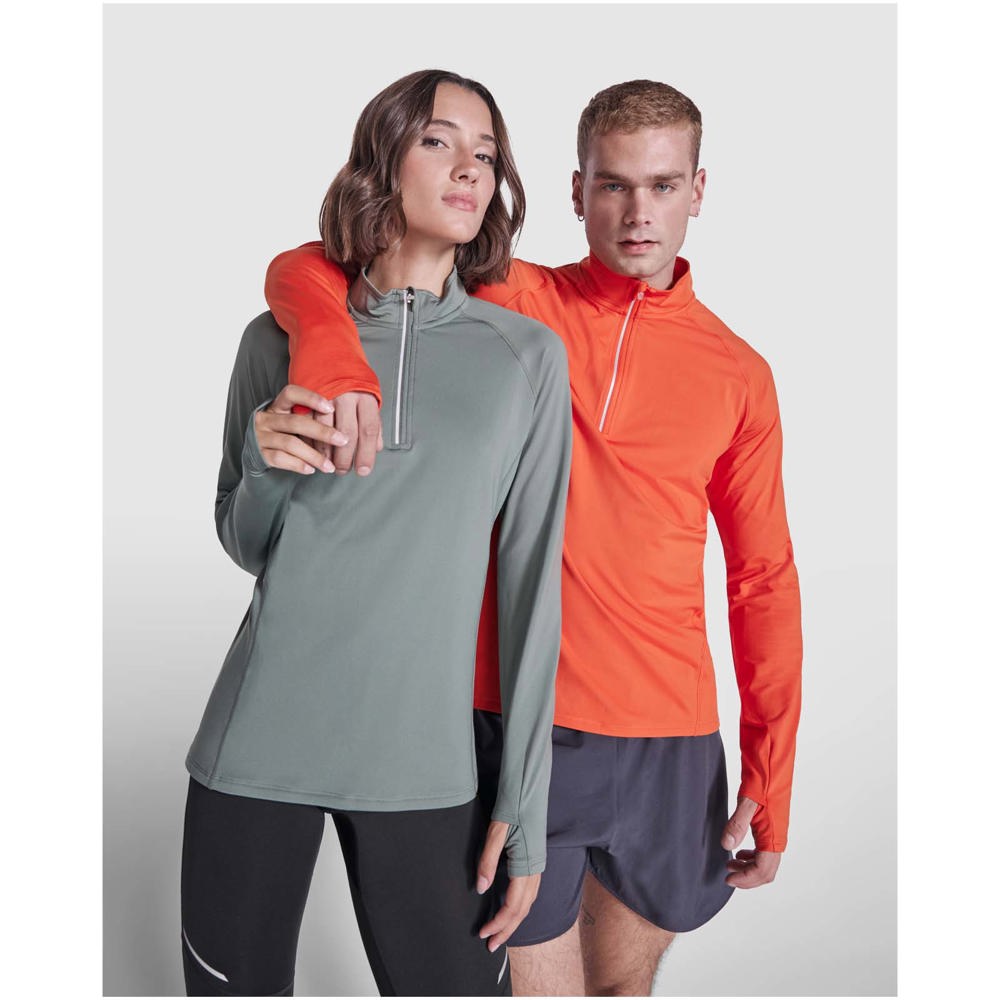 Estambul 200 g/m² herensweater met lange mouwen en halve rits