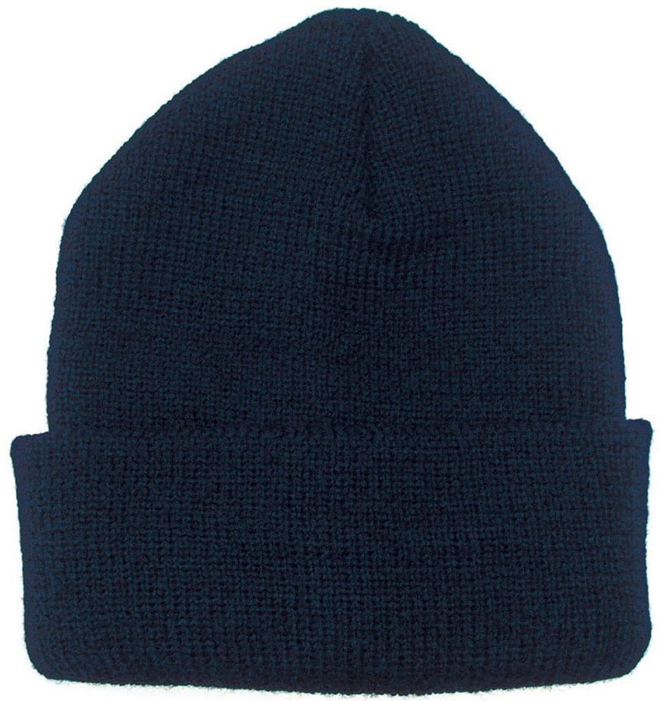 Gebreide muts wol - Navy (PMS 533c) / Navy