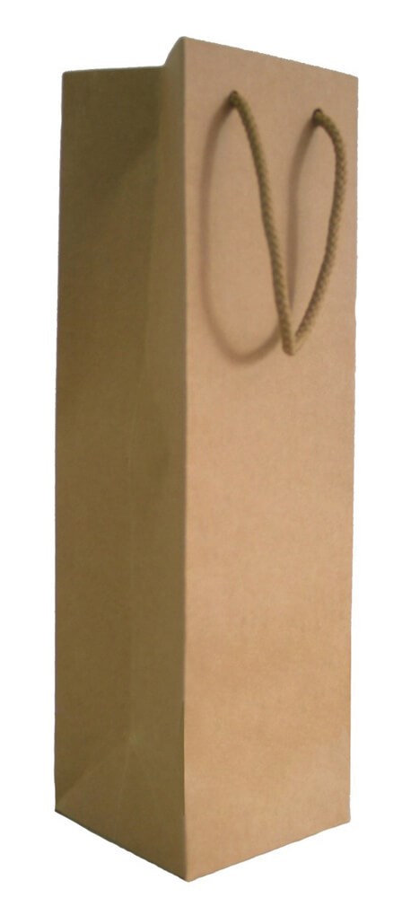 Luxe Papieren Draagtas   10x10x38 cm - Luxe Gelamineerd