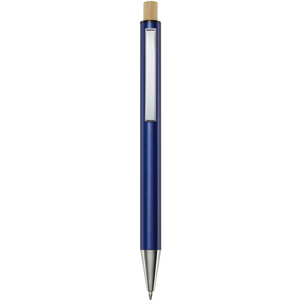 Cyrus balpen van gerecycled aluminium (zwarte inkt) - Navy