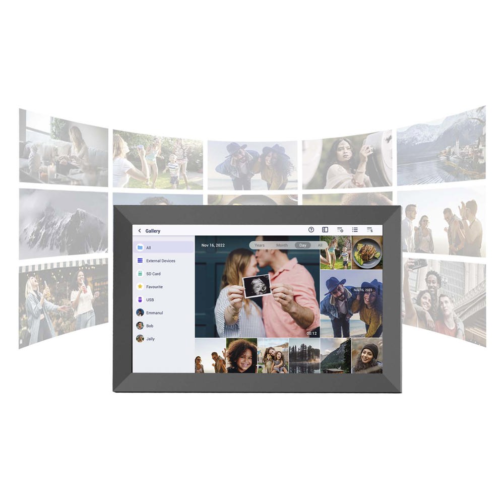 Prixton Prado XL digitale fotolijst van 39,62 cm met wifi