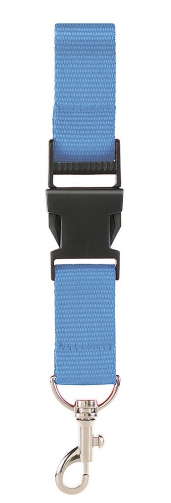 100% rPET neklint 2,5 cm - Lichtblauw (PMS 292c) / Lichtblauw
