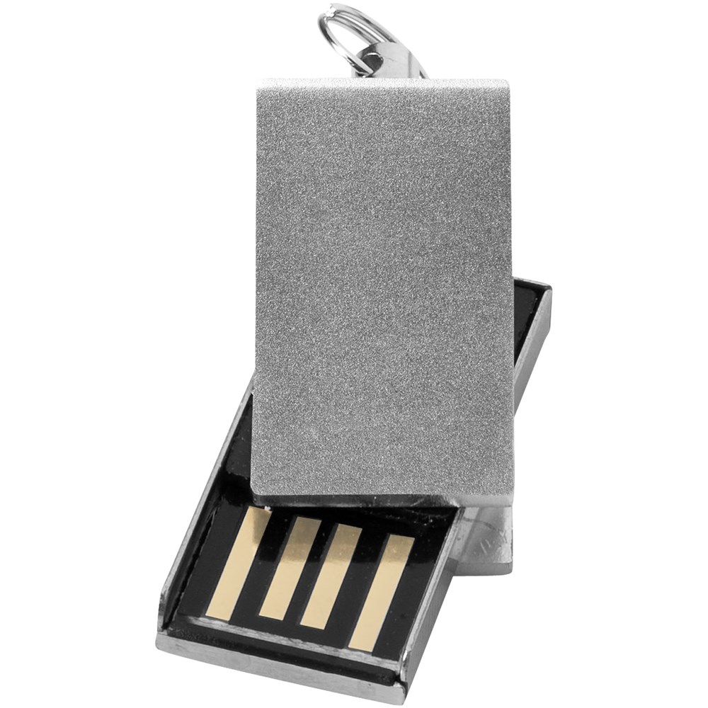 Mini rotate USB - zilver