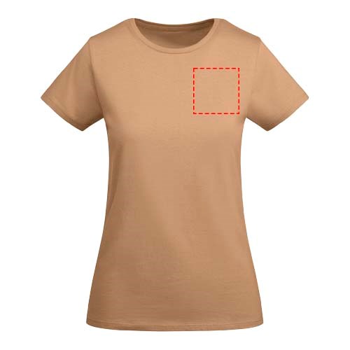 Breda biologisch katoenen dames T-shirt met korte mouwen