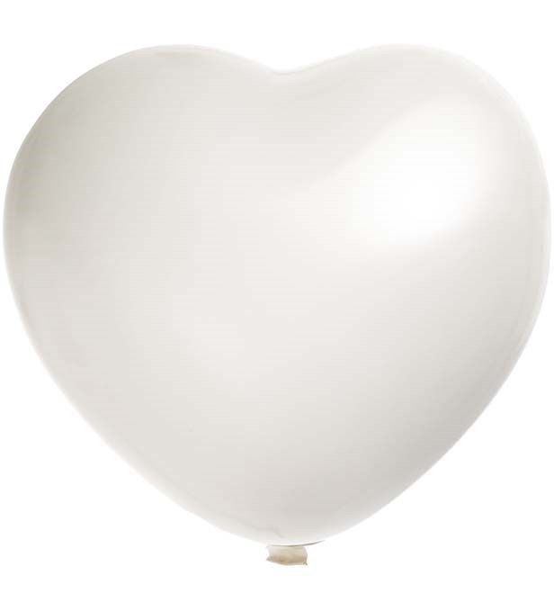 Onbedrukte reuzen hart 300 cm Ø 110 cm / 40 inch