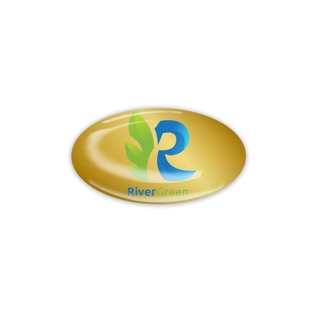 Doming Sticker, Standard glue, Gold matt, 25-30 cm2